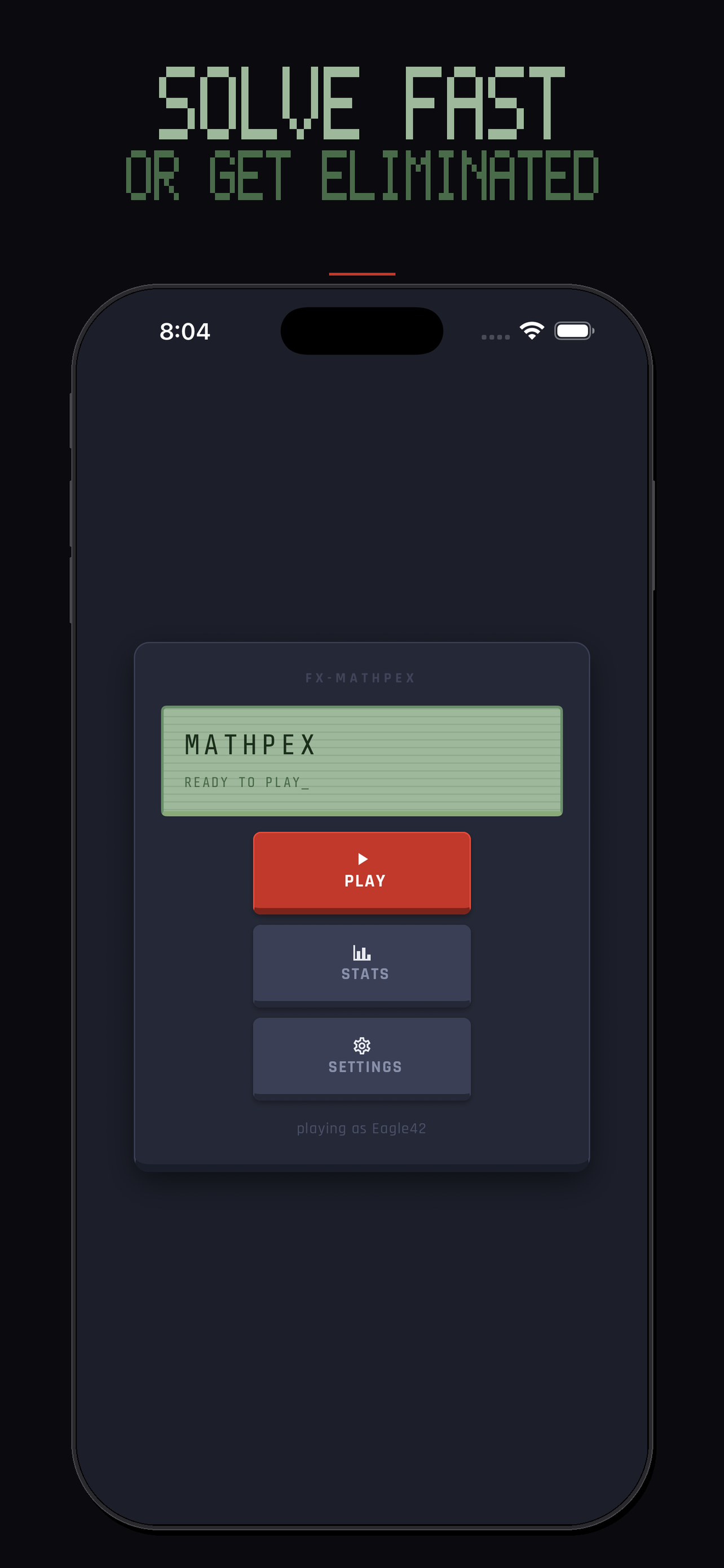 Home screen